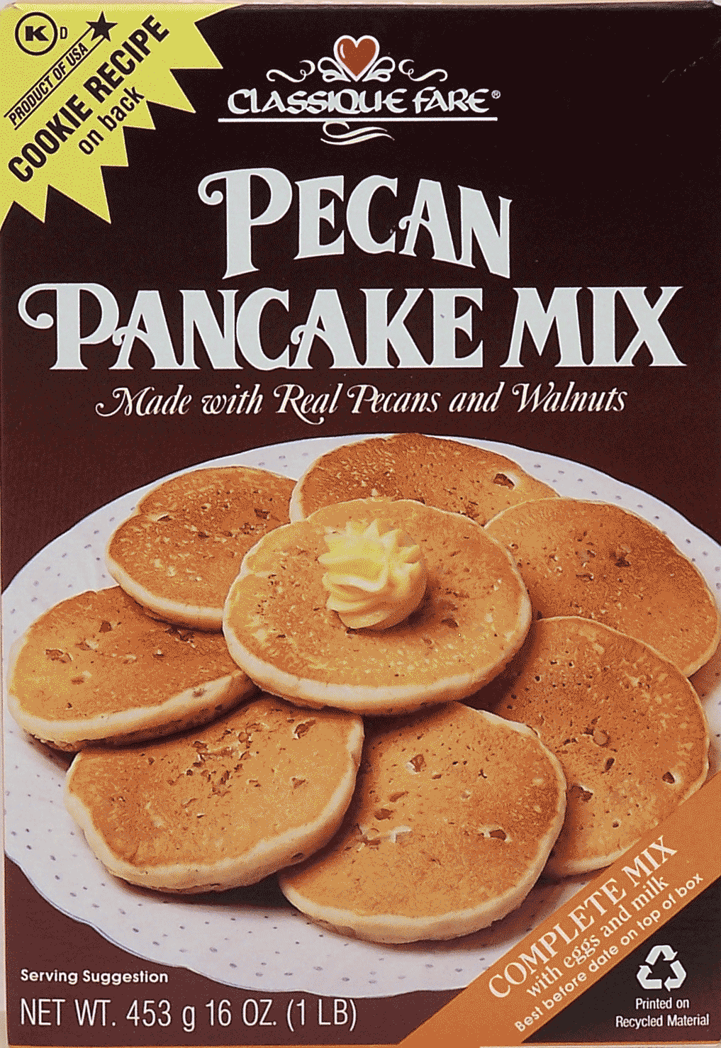 Classique Fare&nbsp;&nbsp;pecan pancake mix made with real pecans and walnuts Full-Size Picture